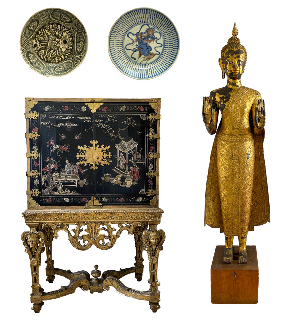 Ankauf asiatische Objekte aus Keramik, Holz, Sandstein, Silber, Jade und Marmor in München